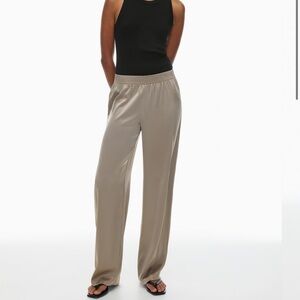 Aritzia Babaton Tribute Satin Pant